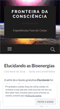 Mobile Screenshot of fronteiradaconsciencia.com